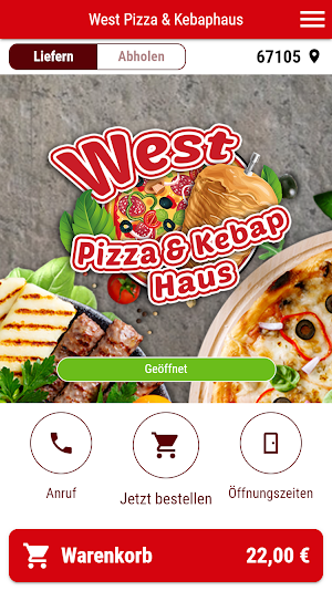 West Pizza & Kebaphaus Screenshot 0