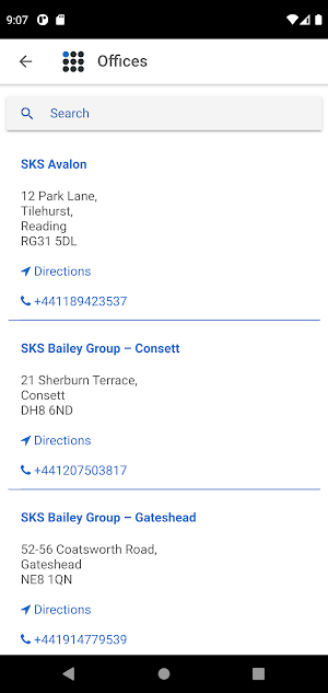 SKS Business Services Screenshot 2