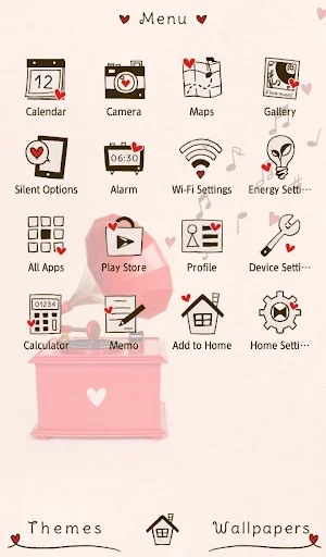 Love & Music Theme Screenshot 1