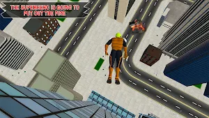 Flying Super Hero Rescue City Screenshot 0