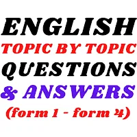 English; Topical Questions