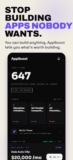 AppScout: Find & Build Apps Screenshot 0