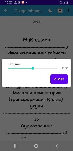 O'ziga Ishongan Inson Bo'lish Screenshot 2