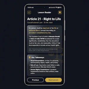 Legal Sections Screenshot 2
