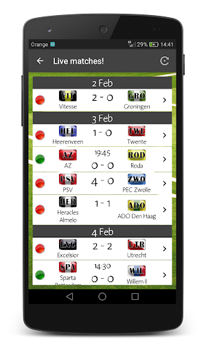 Info Eredivisie Screenshot 2