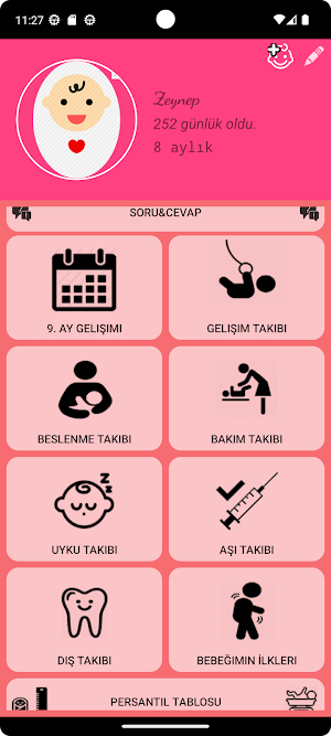 Bebek Gelişimi ve Takibi Screenshot 0