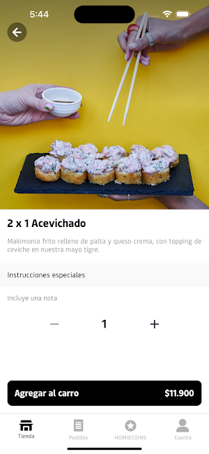 SushiHome App Screenshot 1