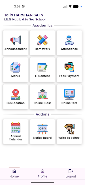 J.N.N Matri Hr. Sec. School Screenshot 1