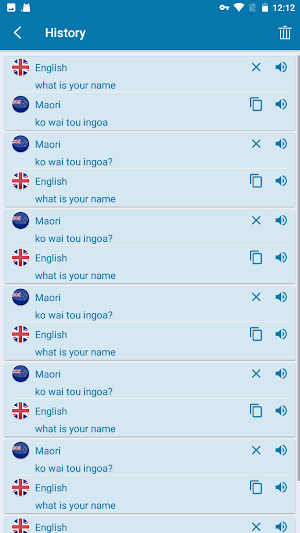 Maori English Translation Screenshot 2