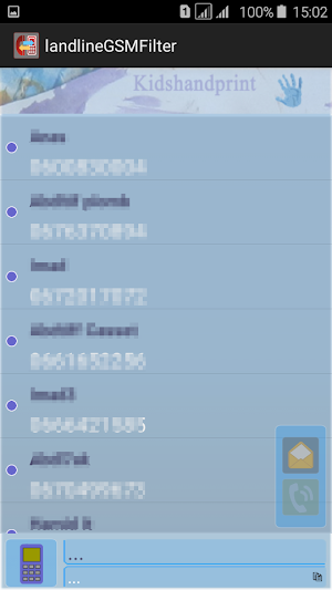 landline GSM Filter Screenshot 1