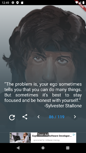 Sylvester Stallone Quotes Screenshot 0