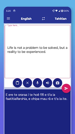 Tahitian English Translator Screenshot 2