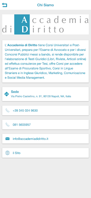 Accademia di Diritto App Screenshot 1