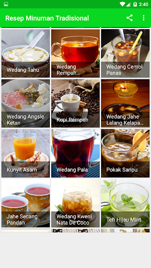 Resep Minuman Tradisional Screenshot 2