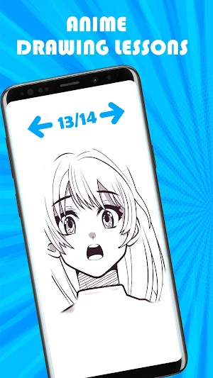 Draw Anime Step By Step Screenshot 2