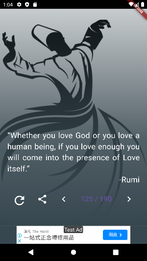 Rumi Quotes Screenshot 1