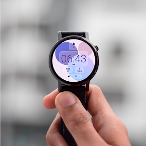 Glassmorphism - watch face Screenshot 3