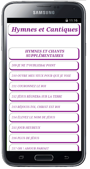 Hymnes et Cantiques Screenshot 2