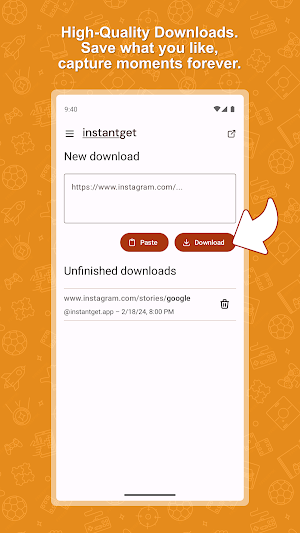 Video Downloader for Instagram Screenshot 1