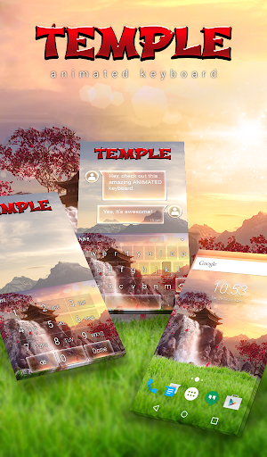 Temple Animated Keyboard Screenshot 0