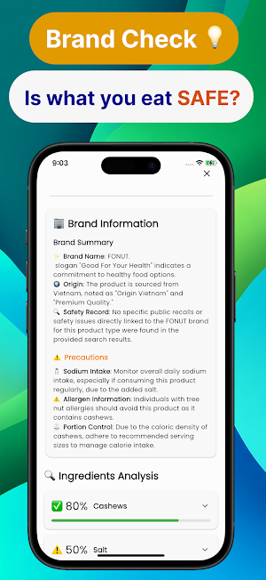 Clear Eats: Food Toxin Scanner Screenshot 1