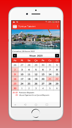 Türkiye Takvimi 2023 Screenshot 0