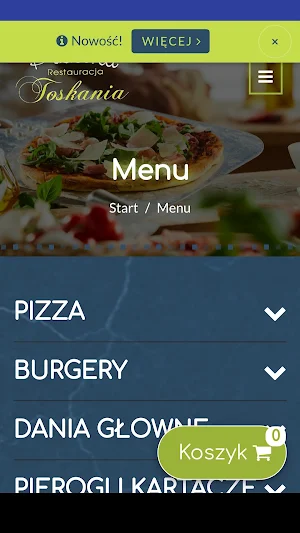 Pizzeria Toskania Hucisko Screenshot 3