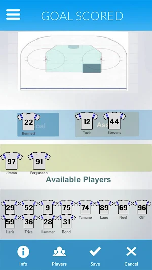 IceTrack Hockey Stats Screenshot 0