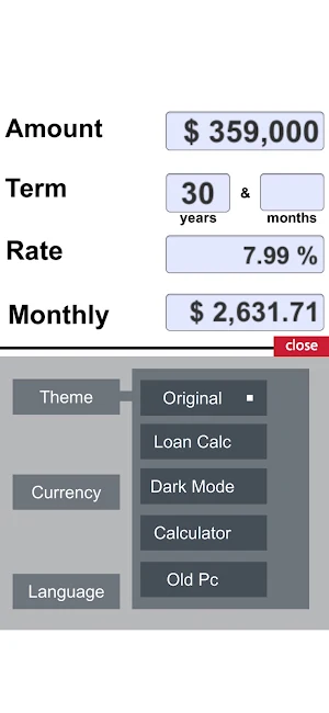Loan Calculator 2.0 Screenshot 2