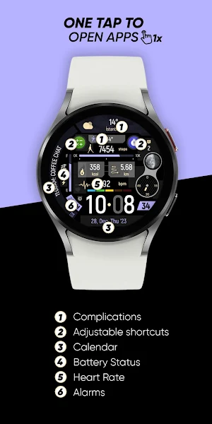Tech Horizon - Watch Face Screenshot 3