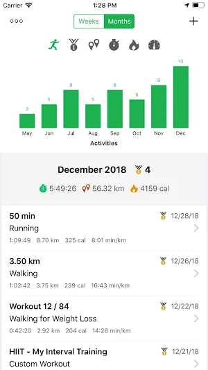 Running Walking Jogging Goals Screenshot 2