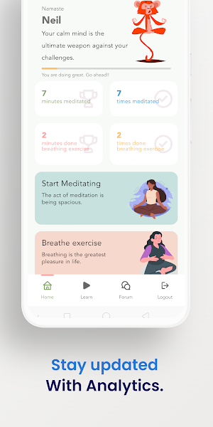 Medita: Meditation & Breathe Screenshot 3