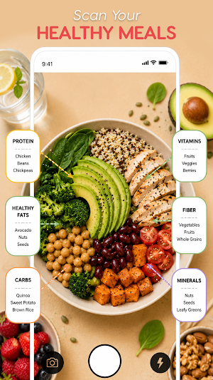 Nutrixo: Food Calorie Scanner Screenshot 1
