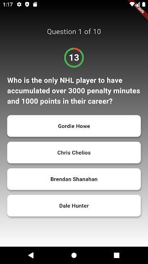 Ultimate NHL Trivia Quiz Screenshot 1