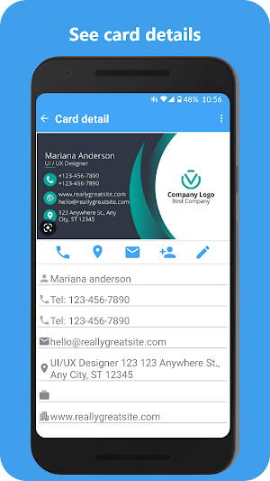 CardScan - Business Card Scan Screenshot 2