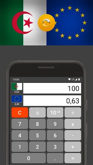 Euro / Algerian Dinar Screenshot 1
