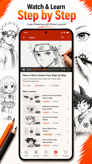 Anime Drawing App Screenshot 2