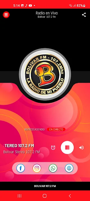 Bolívar Stereo 107.2 FM Screenshot 1