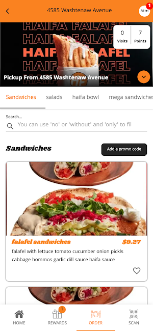 Haifa Falafel Screenshot 1