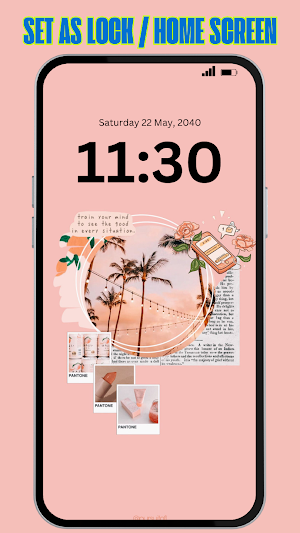 Peach Aesthetic Wallpaper 4K Screenshot 3