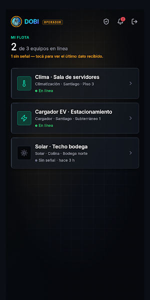 DOBI Operador Screenshot 1