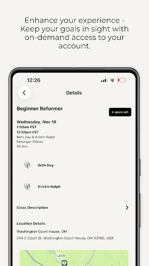 Persinger Pilates Screenshot 3