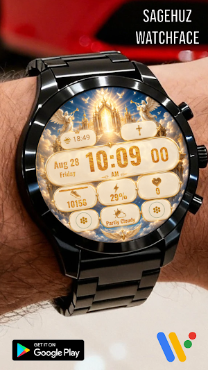 A153 Heaven Watchface Screenshot 3