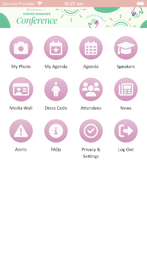 AEG CM Conference App Screenshot 1