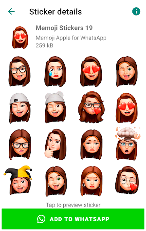 Memoji Apple for WhatsApp Screenshot 2