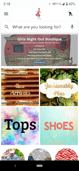 Girls Night Out Boutique Screenshot 0