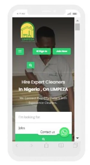 Limpeza Services Nigeria Screenshot 0