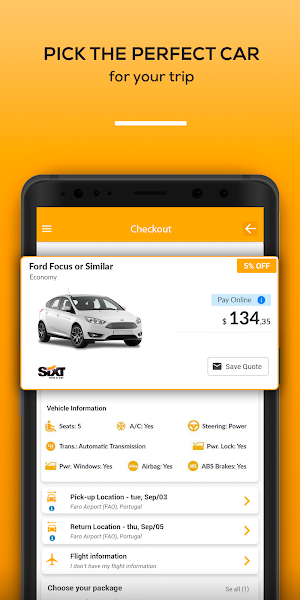 Rentcars.com: Car rental Screenshot 3
