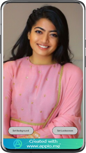 Rashmika Mandanna Hd Wallpaper Screenshot 3