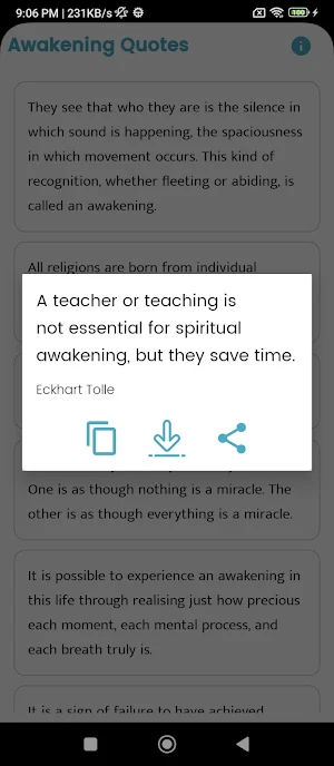 Awakening Quotes and Sayings Screenshot 1